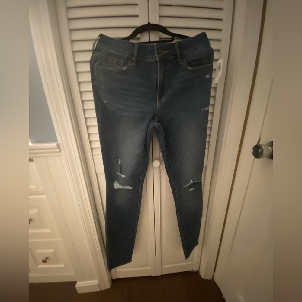 Old navy skinny blue jeans